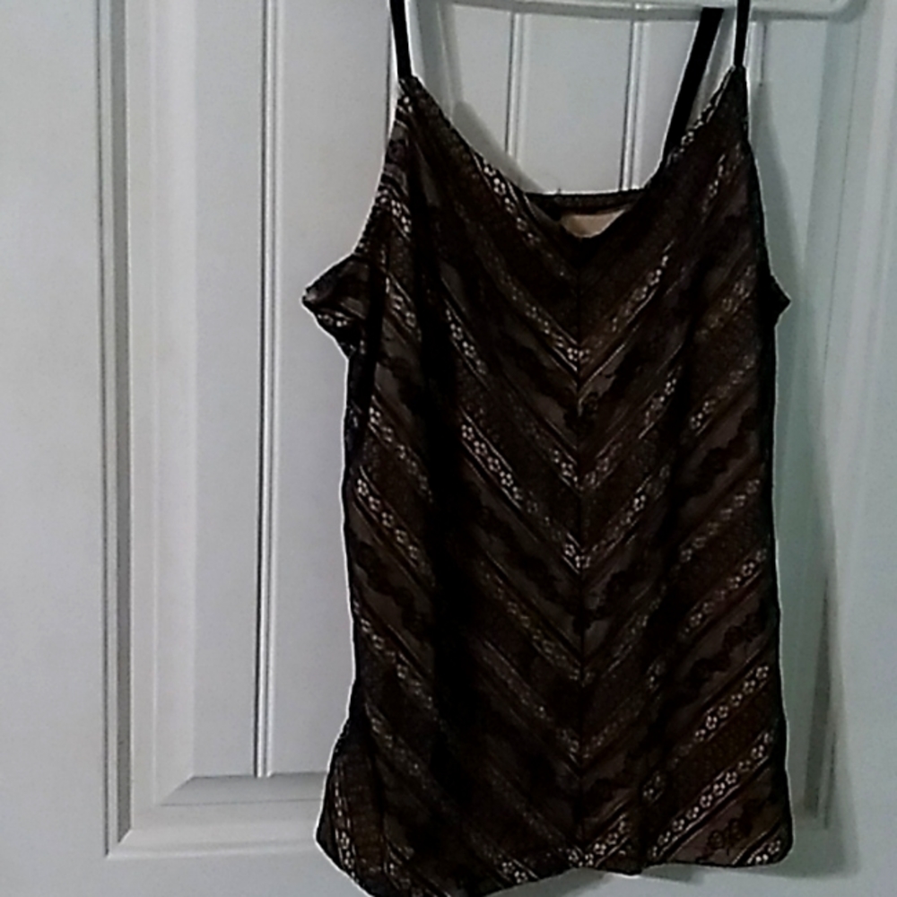 Torrid Lace Black & Tan Top Torrid Size 0 (LG)